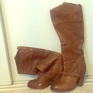 Sam Edelman knee high and heeled boots